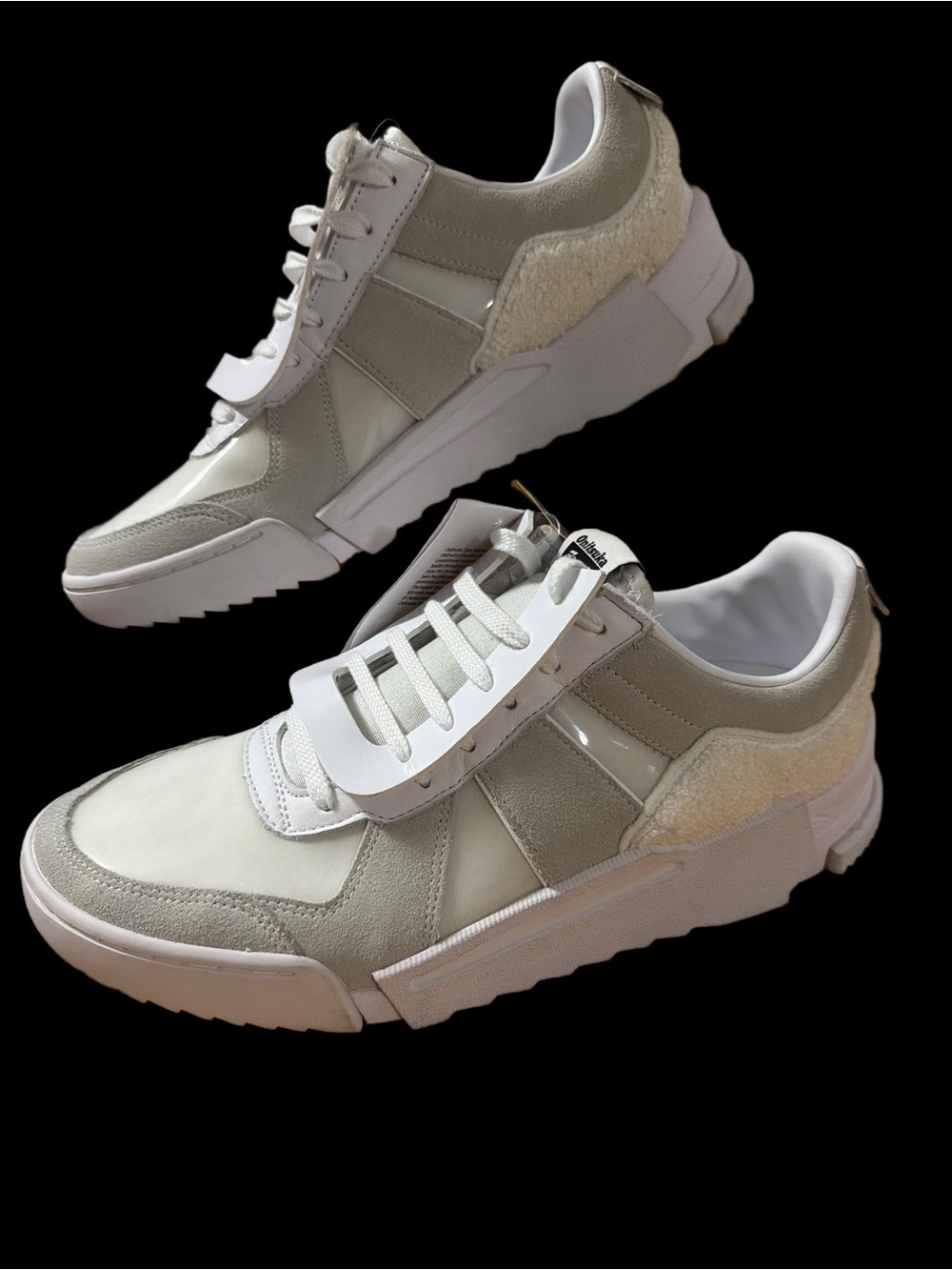 Onitsuka Tiger D-Trainer Slip-On Beige & White Low-Top Men’s size 10.5 NWT - Picture 2 of 16